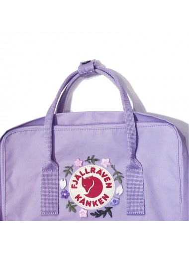 [刺繡限定!] Fjallraven Kanken –  Pastel Lavender / Sakura and Leaf 